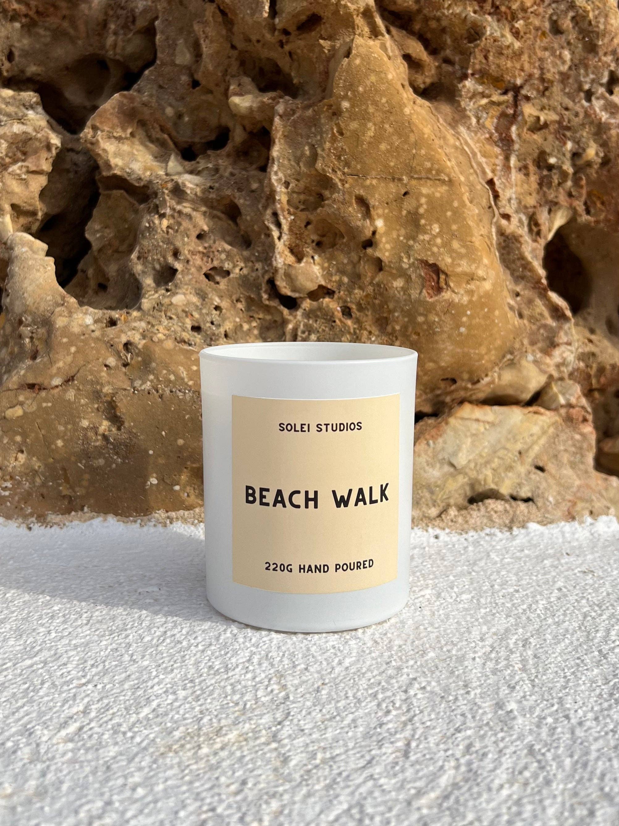 Beach Walk - Coconut & Bergamot - Hand poured - 220g