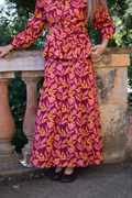Beth Flores Burgundy Skirt