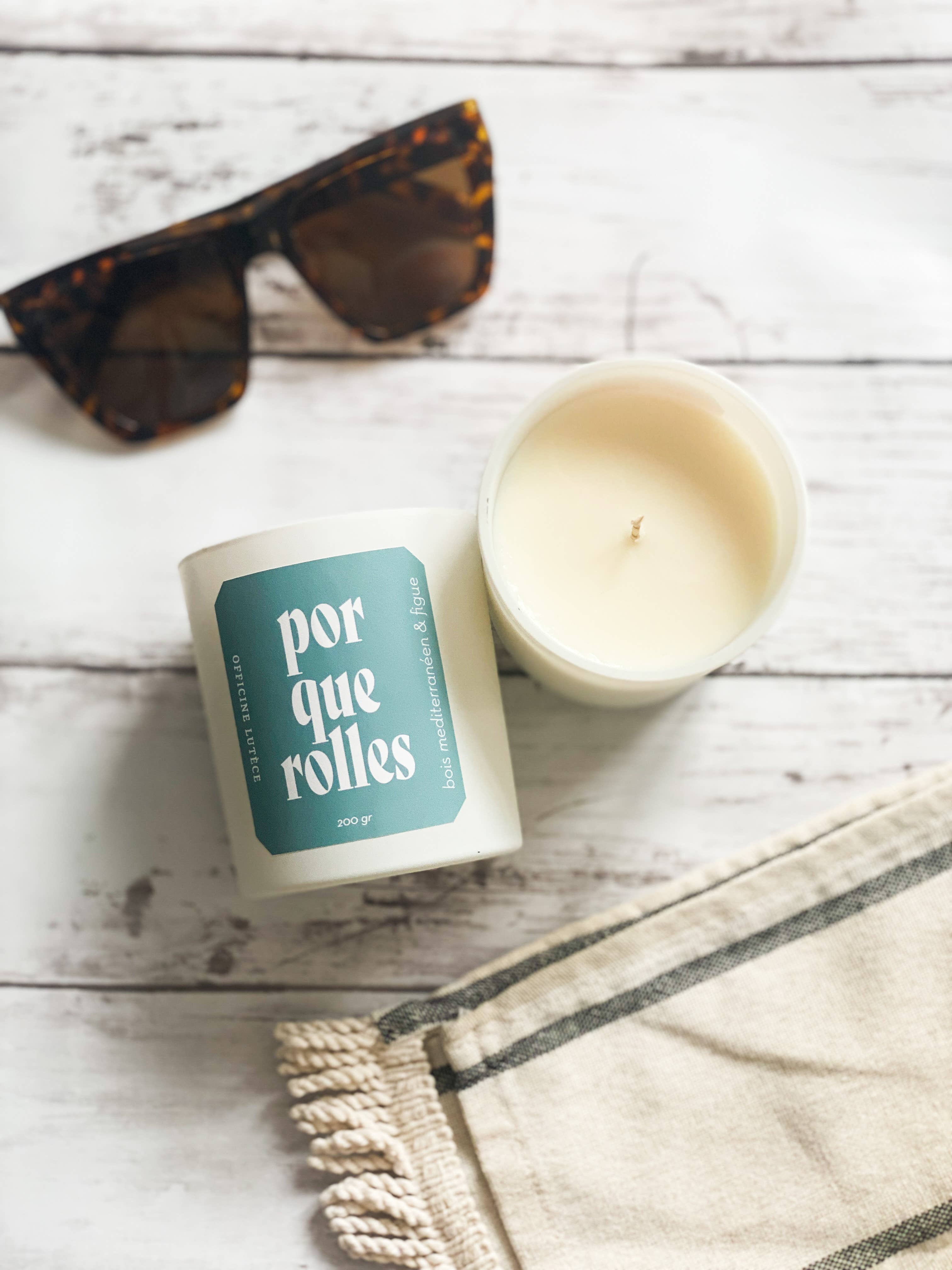 🏝 Porquerolles Candle - Wood & Fig