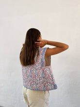 Load image into Gallery viewer, Blue Floral Vest
