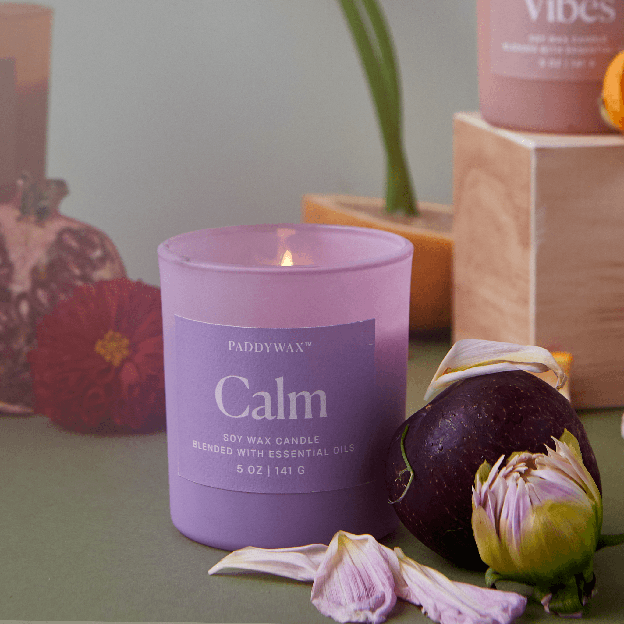 Paddywax Wellness Glass Candle - Lavender - Calm