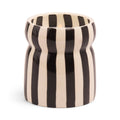 Paddywax Cabana Black Ceramic Candle - Lava Stone
