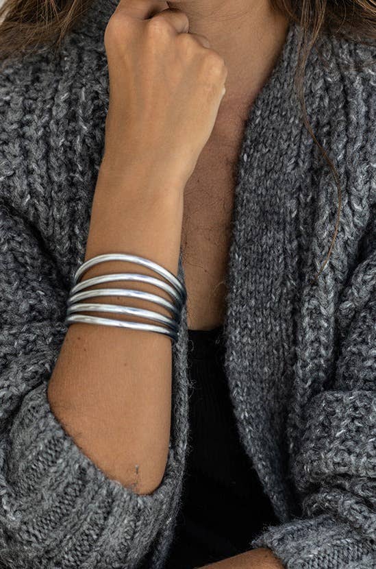 Kumali Bracelet Mantra Silver