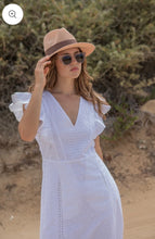 Load image into Gallery viewer, ODILE COLLECTIVE WHITE DAYLA white broderie anglaise dress, Size 3
