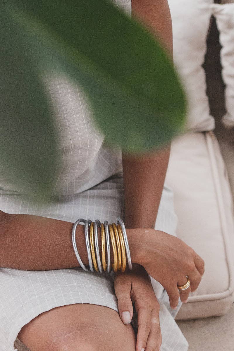 Kumali Bracelet Mantra Silver