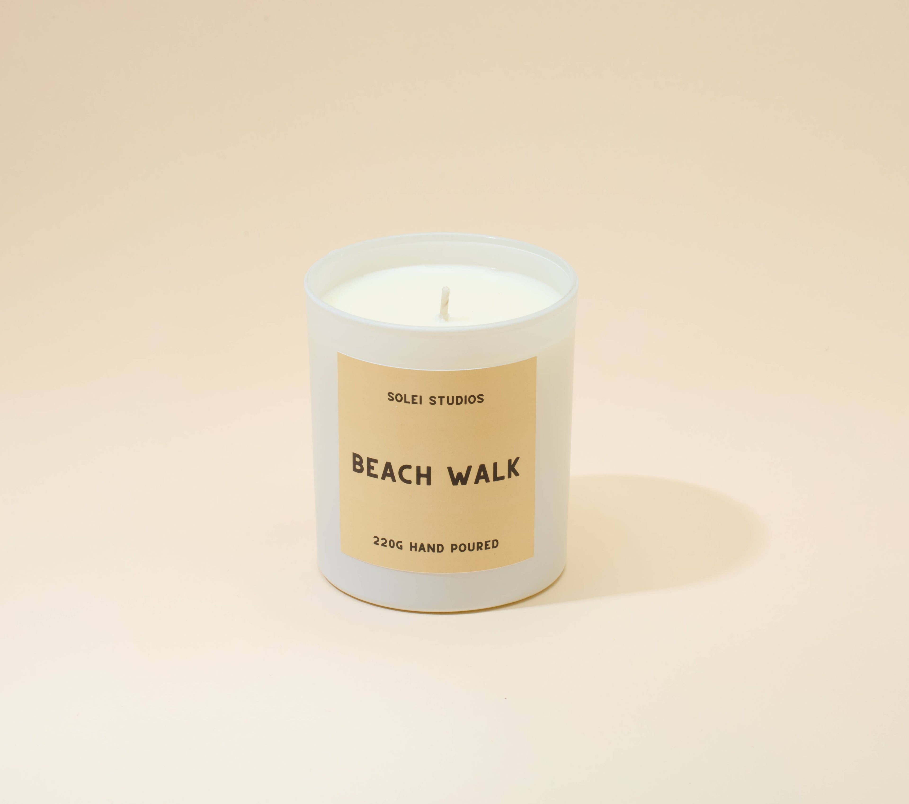 Beach Walk - Coconut & Bergamot - Hand poured - 220g