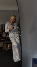 Load image into Gallery viewer, Chloe White Extra wide denim sailor trousers, Size 40
