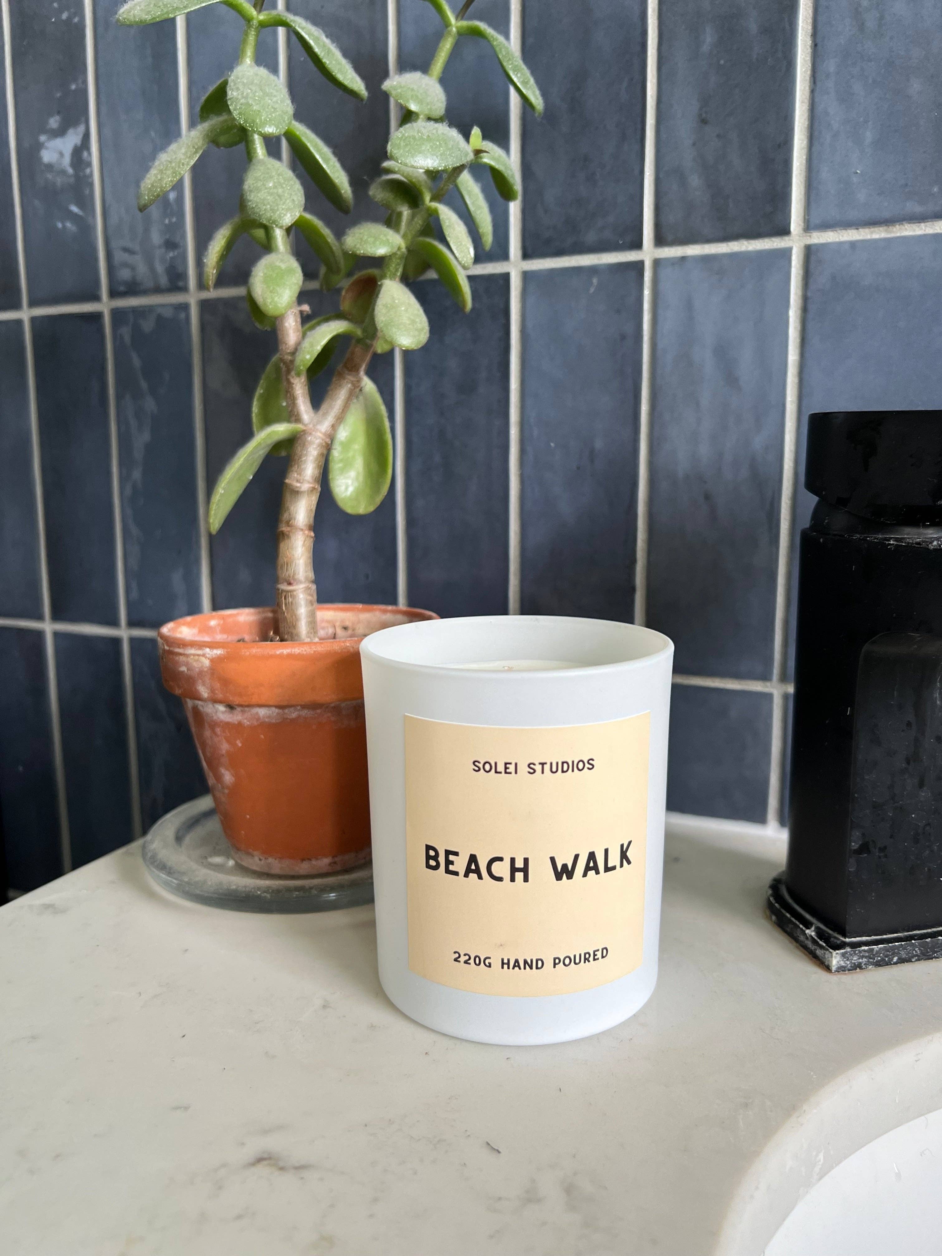 Beach Walk - Coconut & Bergamot - Hand poured - 220g