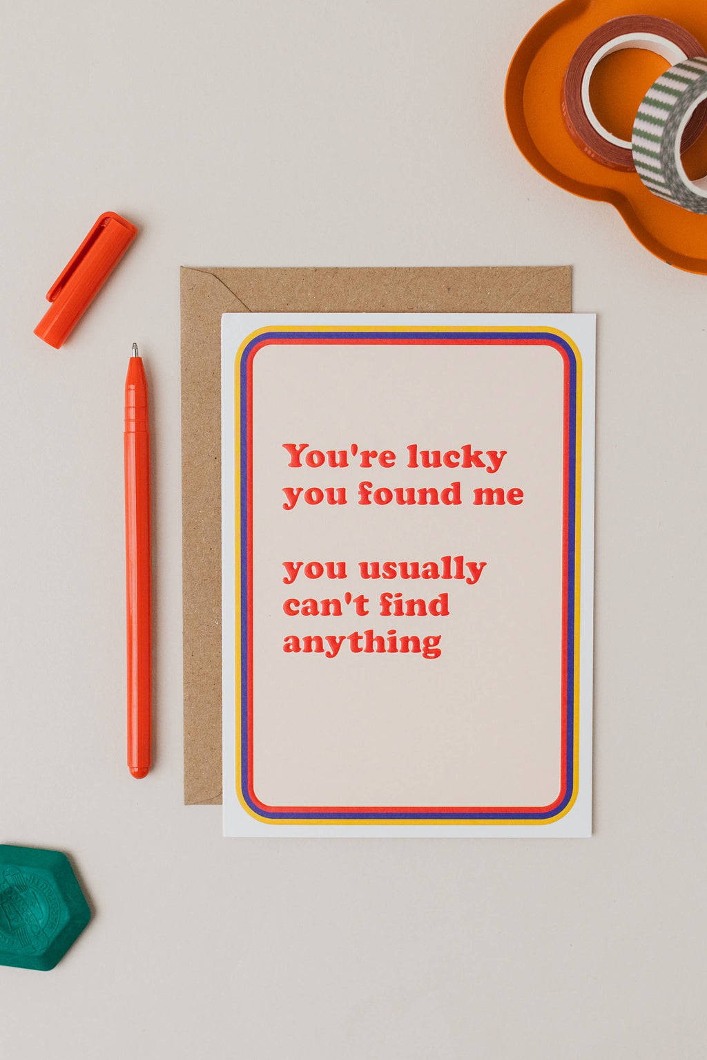 Found Me Anniversary Card