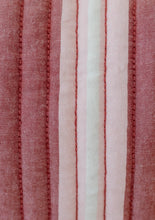 Load image into Gallery viewer, Cotton Wash Bag in Red Stripe
