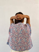 Load image into Gallery viewer, Blue Floral Vest
