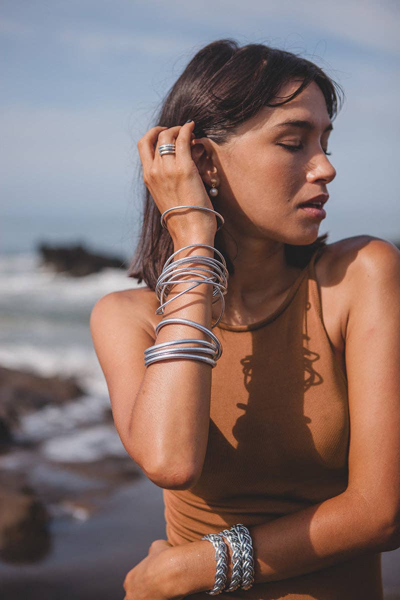 Kumali Bracelet Mantra Silver