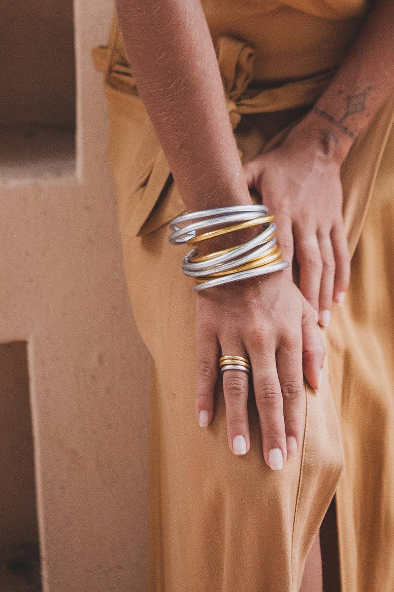 Kumali Bracelet Mantra Silver