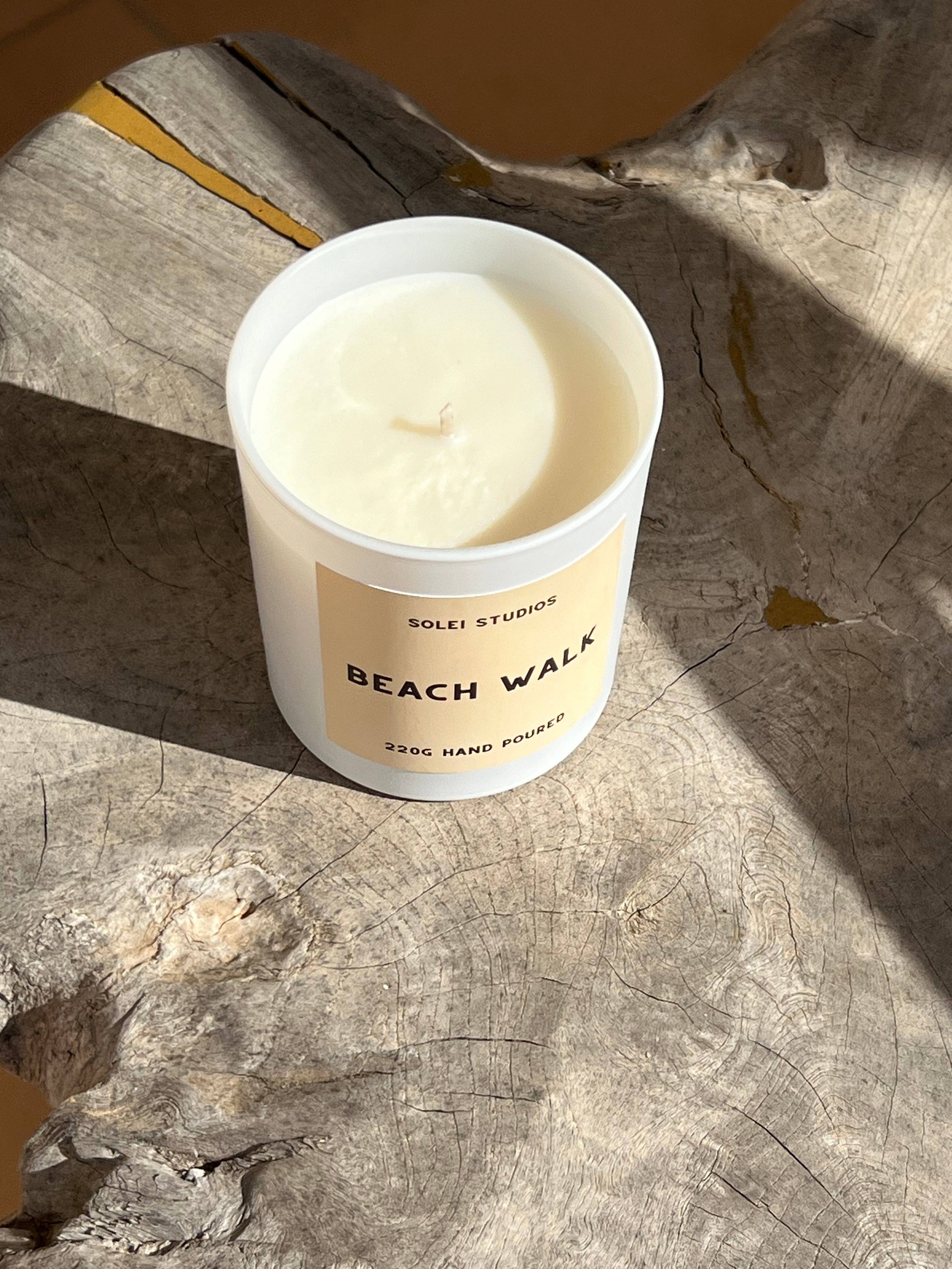 Beach Walk - Coconut & Bergamot - Hand poured - 220g