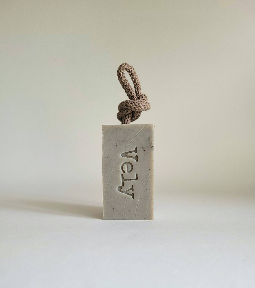 Natural Handmade Soap On A Rope "Sea Meditation" 