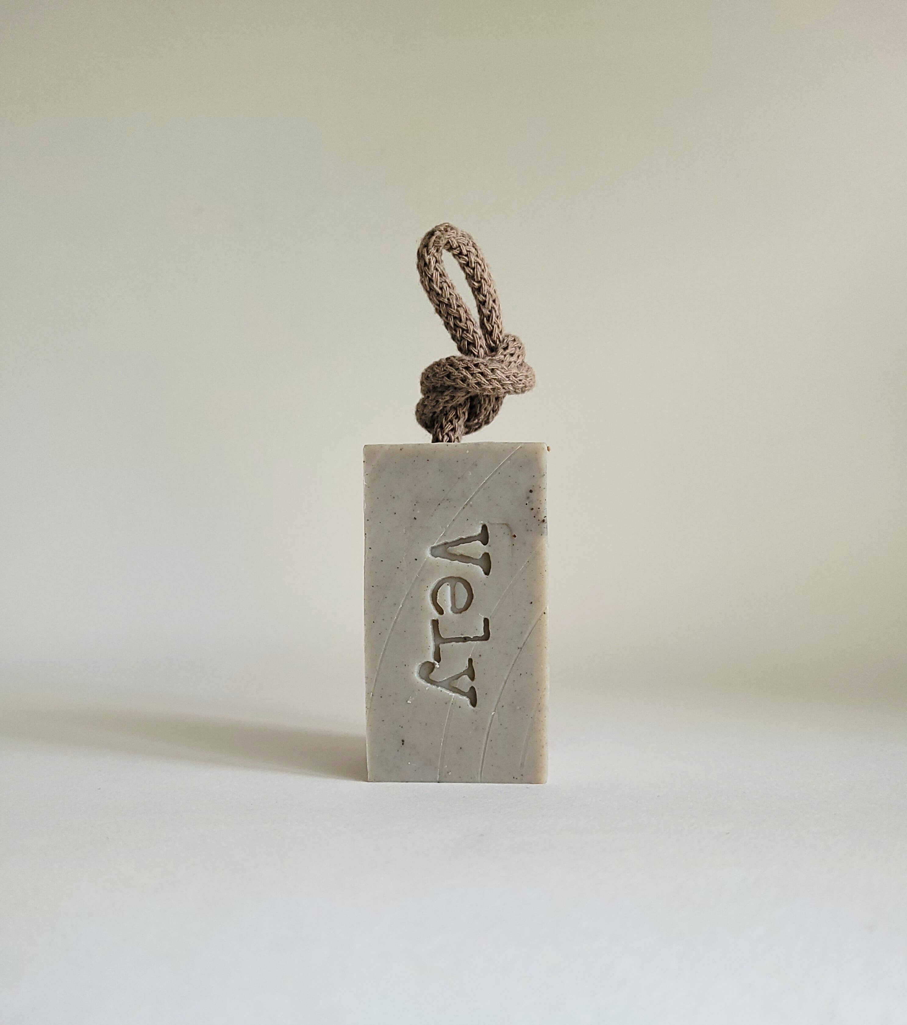 Natural Handmade Soap On A Rope "Sea Meditation" 