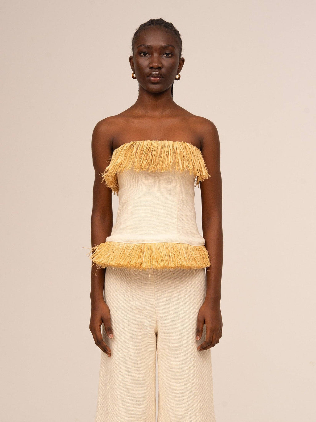 Fringe Straw Noctis Top
