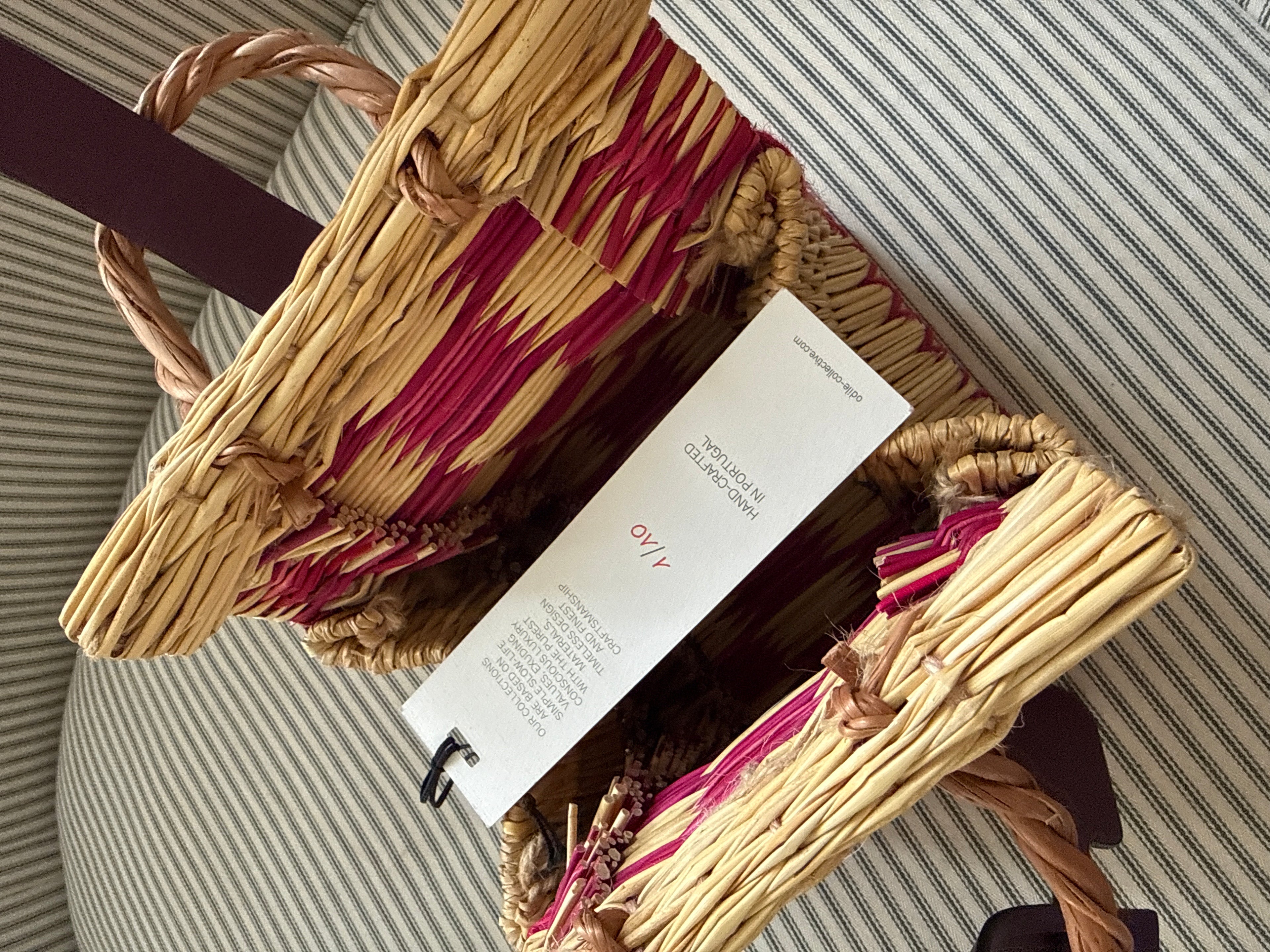 Odile Collective Limited Edition Mini Reed Basket