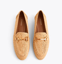 Load image into Gallery viewer, Uterque Raffia Snaffle Loafers - 39
