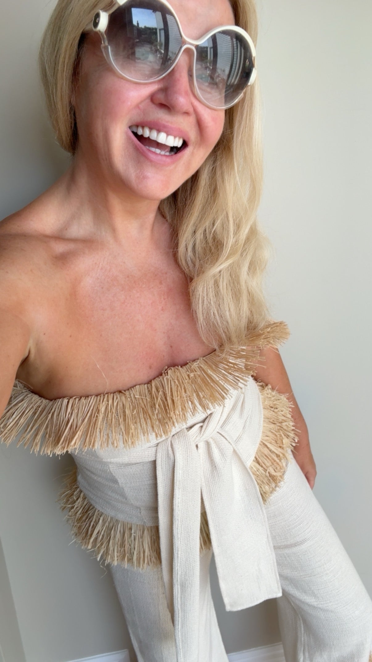 Fringe Straw Noctis Top
