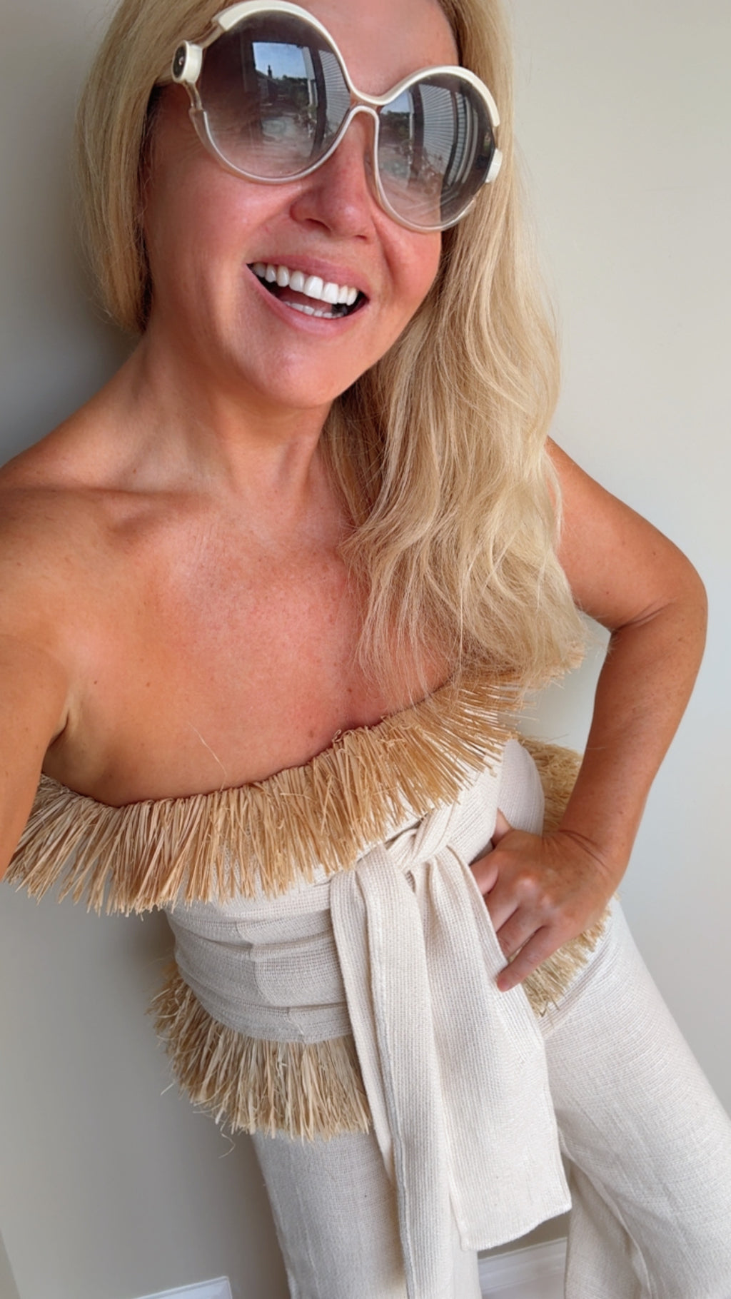 Fringe Straw Noctis Top