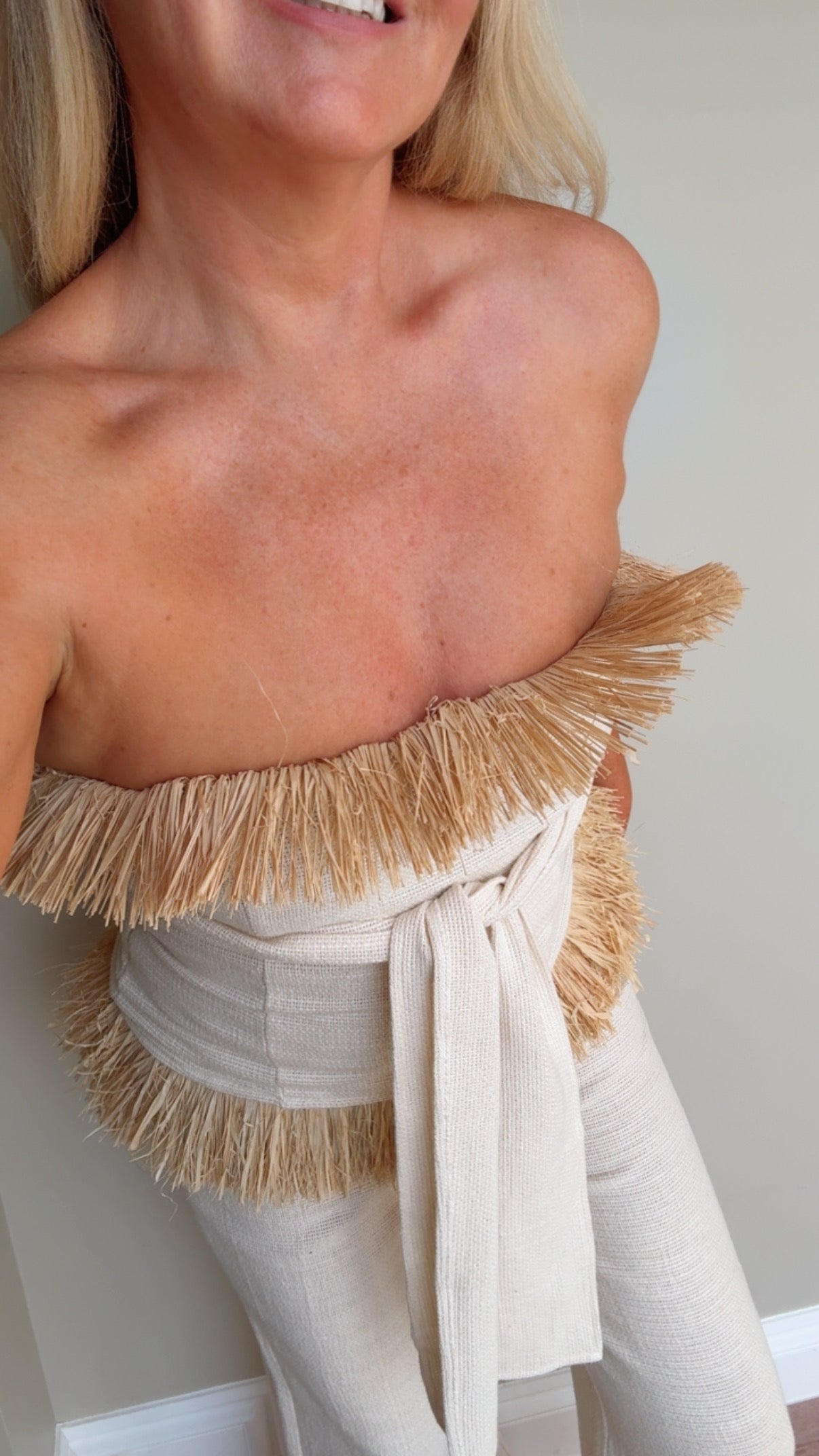 Fringe Straw Noctis Top