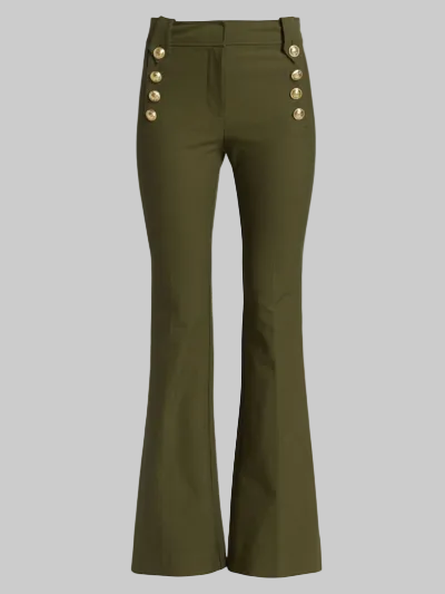 derek lam 10 crosby khaki Robertson flare pants, Size US10/Uk12/14