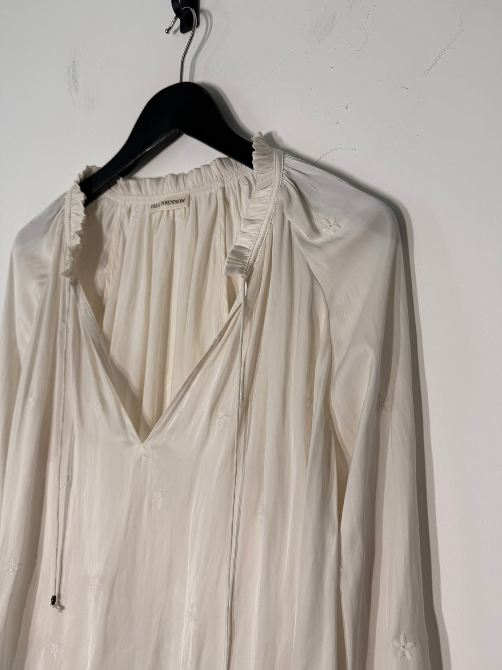 Ulla Johnson Ditzy Floral Embroidered Blouse - 40