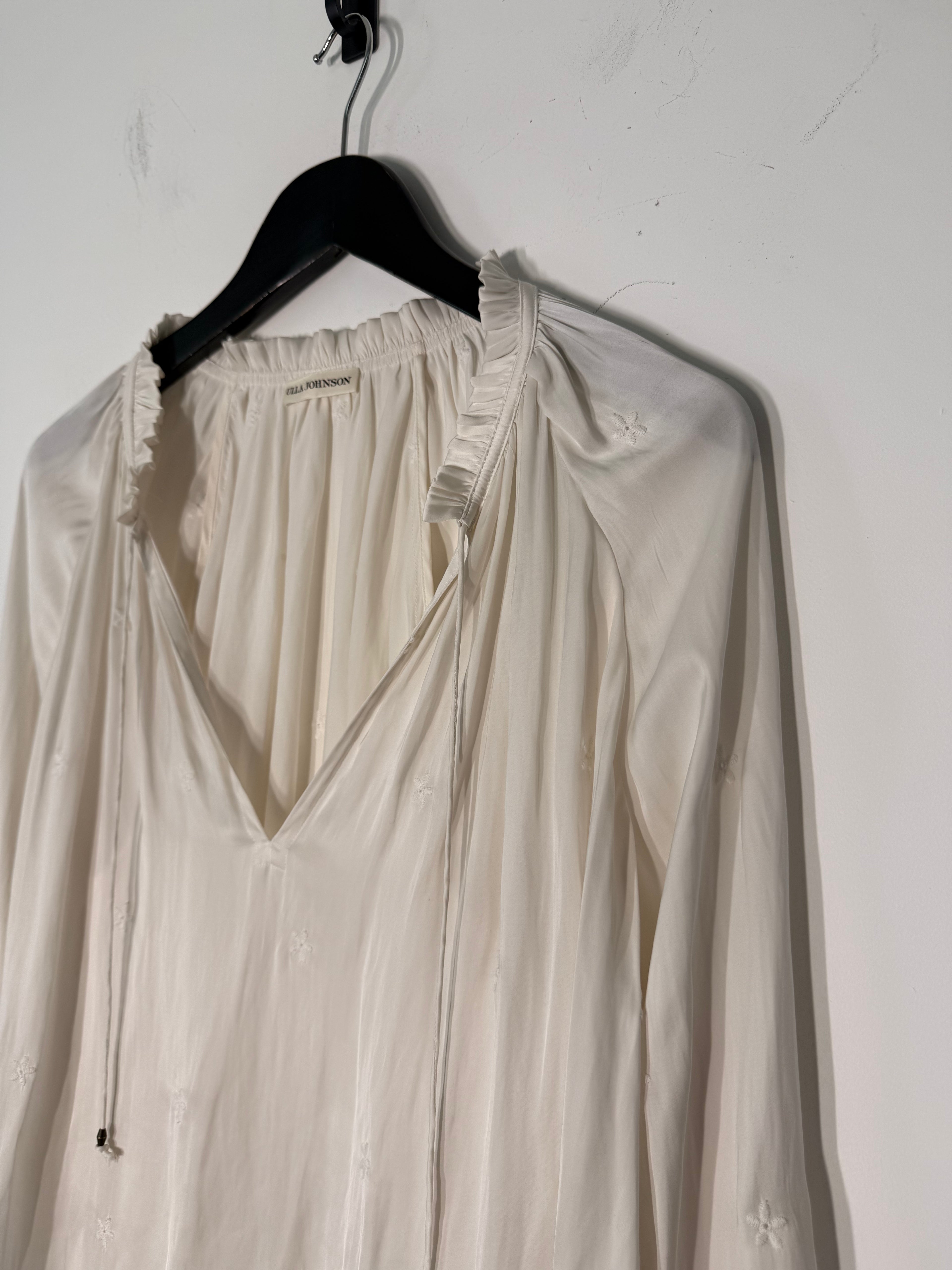 Ulla Johnson Ditzy Floral Embroidered Blouse - 40
