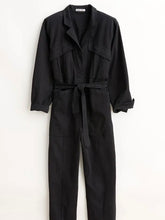 Load image into Gallery viewer, Alex Mill midnight belted jumpsuit, Size xs
