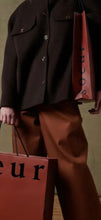 Load image into Gallery viewer, soeur brown serbie wool jacket, Size small
