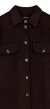 Load image into Gallery viewer, soeur brown serbie wool jacket, Size small

