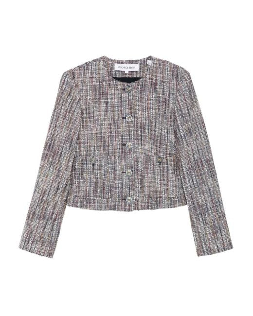 Veronica beard multicoloured ferazia tweed jacket, Size UK 12