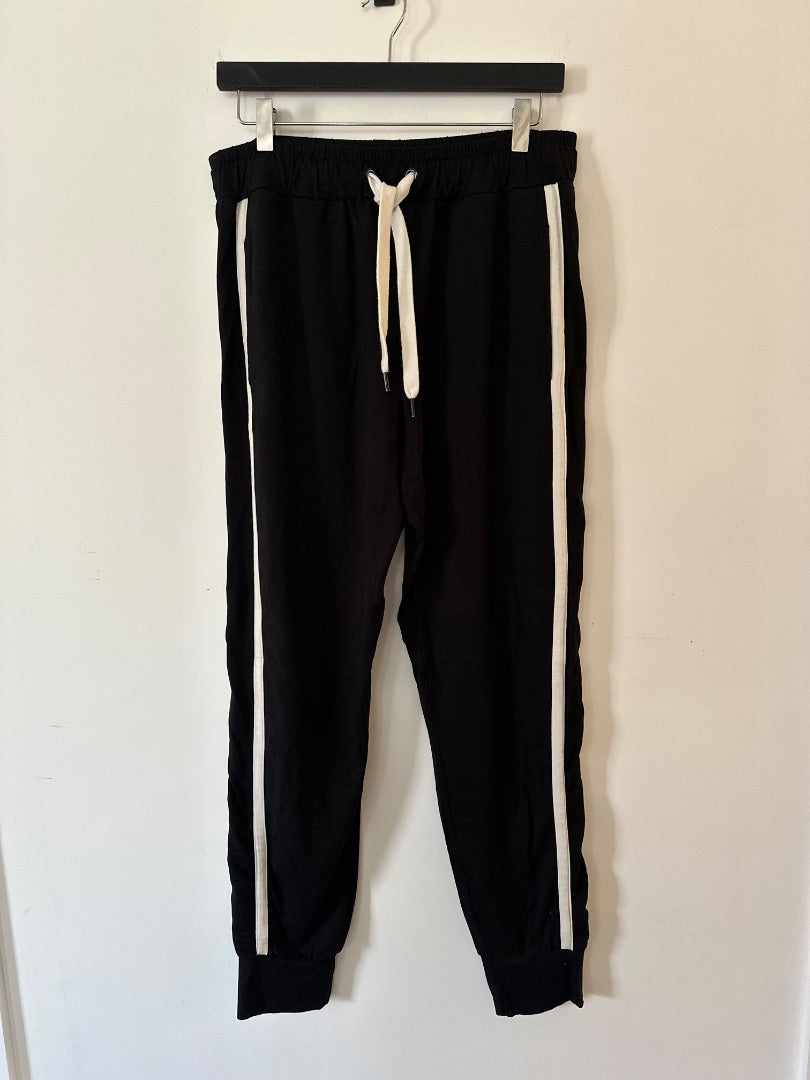Me + Em black jersey joggers, Size 12