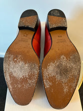 Load image into Gallery viewer, Margaret Howell red leather ballet flats, Size 38.5
