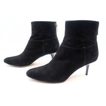 Load image into Gallery viewer, jimmy choo black keely suede ankle boots, Size 38.5
