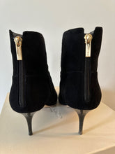 Load image into Gallery viewer, jimmy choo black keely suede ankle boots, Size 38.5
