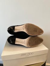 Load image into Gallery viewer, jimmy choo black keely suede ankle boots, Size 38.5
