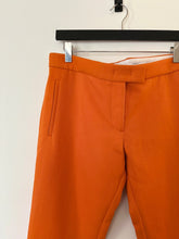 Load image into Gallery viewer, joseph orange cuffed hem trousers, Size 38
