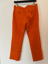 Load image into Gallery viewer, joseph orange cuffed hem trousers, Size 38
