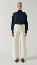 Load image into Gallery viewer, Soeur Cream wide legged trousers, Size 36
