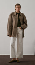 Load image into Gallery viewer, Soeur Cream wide legged trousers, Size 36
