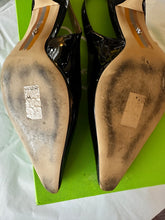 Load image into Gallery viewer, sam edelman black bianka patent slingbacks, Size 4
