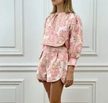 Load image into Gallery viewer, vita grace Peach Harper Lurex top, Size 8
