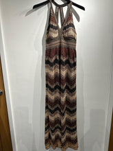 Load image into Gallery viewer, missoni neutrals halter neck maxi dress, Size 10
