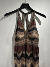 Load image into Gallery viewer, missoni neutrals halter neck maxi dress, Size 10
