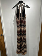 Load image into Gallery viewer, missoni neutrals halter neck maxi dress, Size 10
