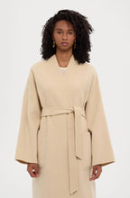 Load image into Gallery viewer, Weekend maxmara Cream Belted coat, Size 10
