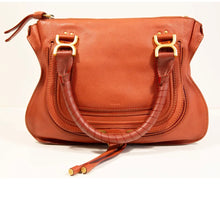 Load image into Gallery viewer, Chloe Terracotta Marcie Handbag, Size Medium
