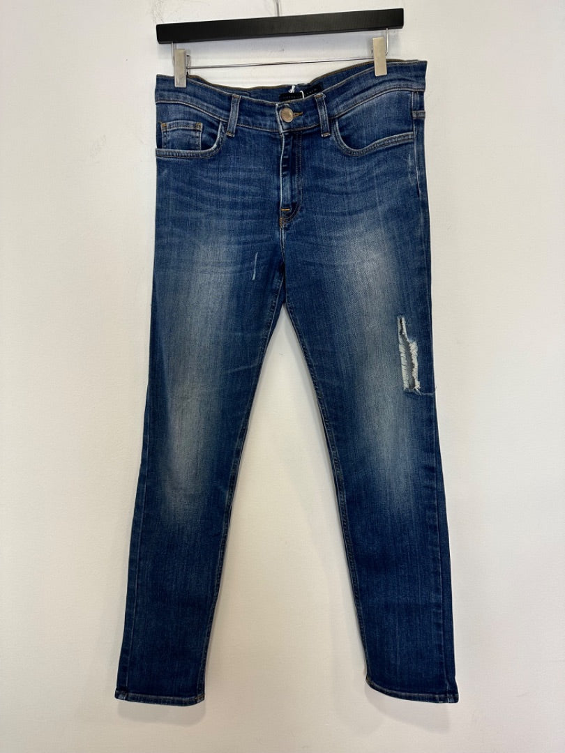 Victoria Beckham Blue Indigo Vintage Jeans, Size 10